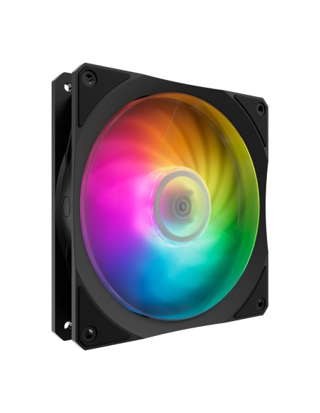 Ventilator Cooler Master "MOBIUS 140P ARGB"140mm, 1900 rpm, Lop Dynamic Bearing, 4-pin PWM, RGB, "MFZ-M4DN-19NP2-R1"