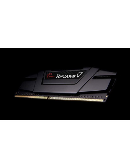 Memorie DDR G.Skill - gaming "Ripjaws V" DDR4 16GB frecventa 3200 MHz, 1 modul, radiator, latenta CL16, "F4-3200C16S-16GVK"