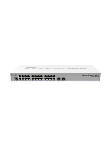 SWITCH MIKROTIK, CRS326-24G-2S+RM, porturi...