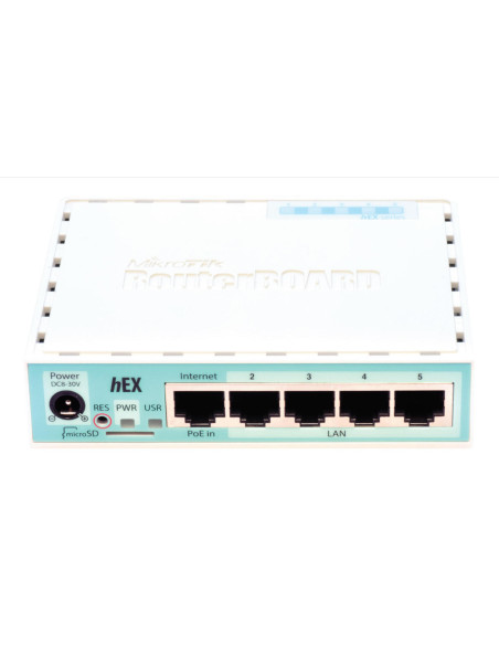 ROUTER MIKROTIK, porturi Gigabit x 4, CPU dual core 880 MHz, 256 MB RAM, USB, microSD, "RB750GR3"