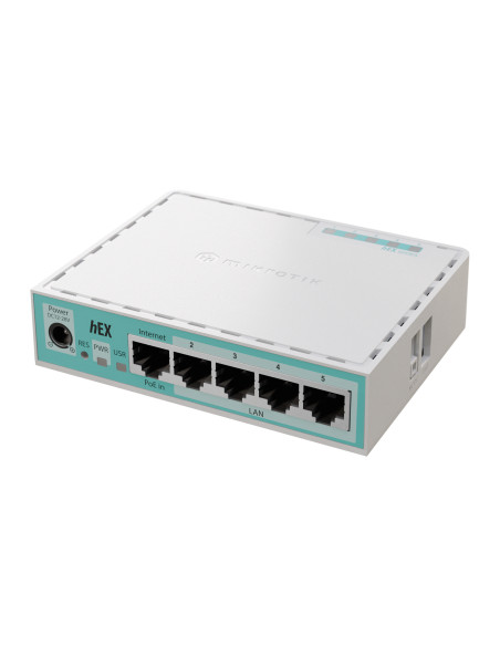 NET ROUTER 10/100/1000M 5P HEX/E50UG MIKROTIK "E50UG"