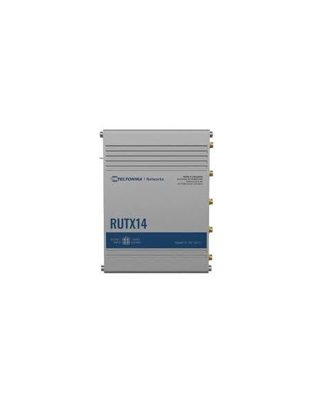 ROUTER LTE Teltonika "RUTX14", 1 x WAN port 10/100/1000 Mbps, 4 x LAN port 10/100/1000 Mbps, Wi-Fi 802.11b/g/n/ac, 1 x SFP, 2 x