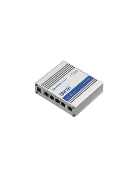 SWITCH Teltonika POE "TSW101", 5 x LAN port 10/100/1000 Mbps din care 4 x PoE, buget PoE 60W "TSW101000000"