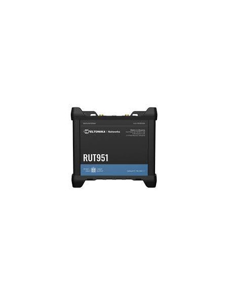 ROUTER LTE Teltonika "RUT951", 1 x WAN port 10/100 Mbps, 3 x LAN port 10/100 Mbps, Wi-Fi 802.11b/g/n, 4G (LTE) Cat 4 viteza max.