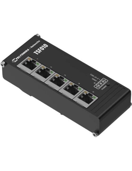 SWITCH Teltonika "TSF010", 5 x LAN port 10/100 Mbps, flat si compact "TSF010000000"