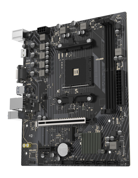 Placa de baza Sapphire "A520M-E", skt. AM4, chipset AMD A520, mATX, 2 x DDR4 max. 64 GB, USB 3.2 gen 1 -A x 2, USB 2.0 x 1, 4 x