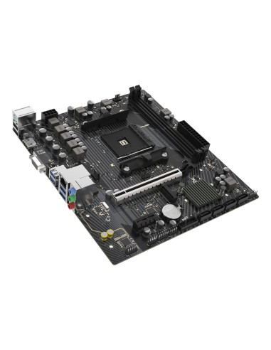 Placa de baza Sapphire "A520M-E", skt. AM4,...