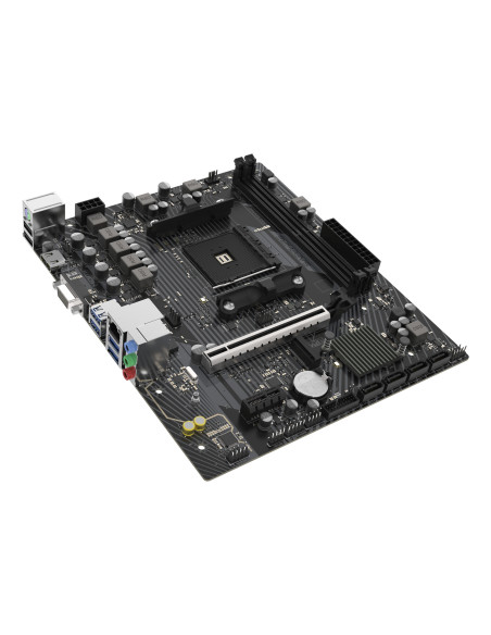 Placa de baza Sapphire "A520M-E", skt. AM4, chipset AMD A520, mATX, 2 x DDR4 max. 64 GB, USB 3.2 gen 1 -A x 2, USB 2.0 x 1, 4 x