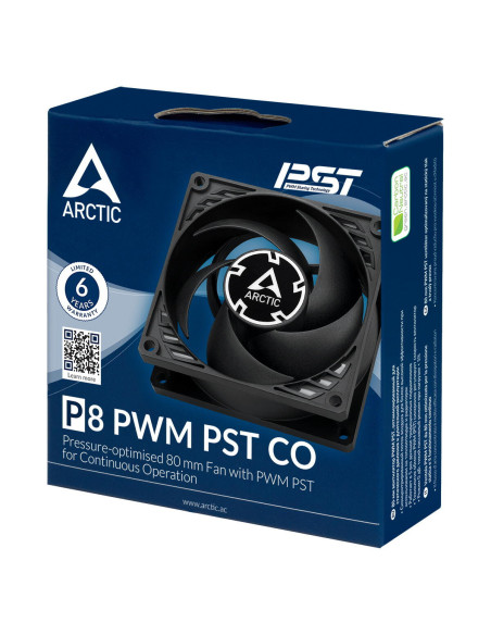 Ventilator ARCTIC P8 PWM PST CO, 80 mm, 3000 rpm "ACFAN00151A"