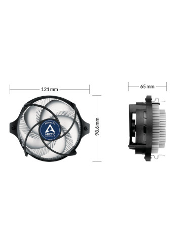 Cooler Arctic "Alpine 23", compatibil skt AMD,...