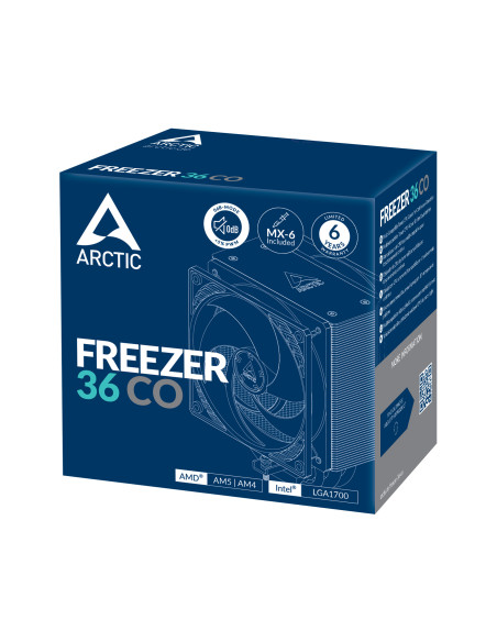 COOLER Arctic "Freezer 36 CO",racire aer, HDT heatpipe, skt. Intel LGA 1700, AMD AM5/AM4, fan 120mm, "ACFRE00122A"