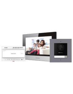 Video HIKVISION KIT VIDEOINTERFON IP 2FIRE 1 FAMILIE