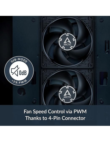 Ventilator Arctic "P9 PWM PST CO", 92mm,...