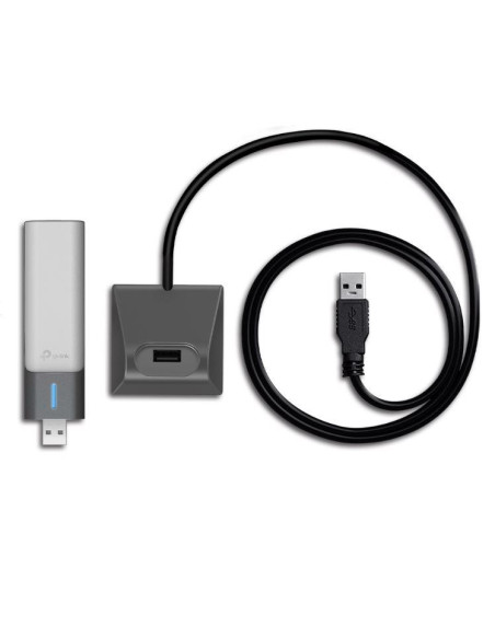ADAPTOR RETEA TP-LINK AX1800, extern wireless 2.4 GHz 5 GHz, USB 3.0, port, 1800 Mbps, antena externa x 2, "Archer TX20UH" (incl