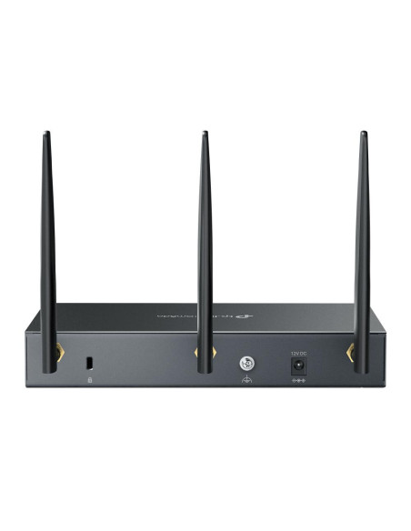 ROUTER TP-LINK VPN Gigabit, Omada Cat6 AX3000 Dual-Band WiFi 6, 6 × Gigabit RJ45 port, 3 antene externe detasabile, "ER706W"