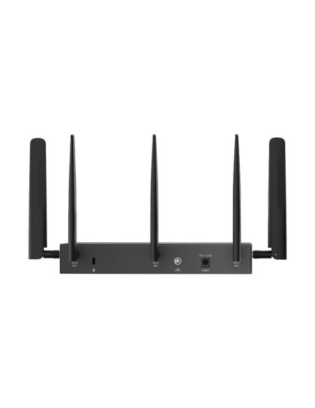 ROUTER TP-LINK VPN Gigabit, Omada 4G+ Cat6 AX3000 Dual-Band WiFi 6, 6 × Gigabit RJ45 port, 5 antene externe detasabile, "ER706W-