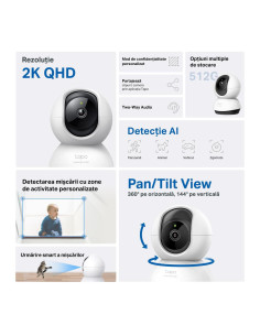 CAMERA IP TP-LINK, cube, wireless, pt. interior, dist. IR... 2