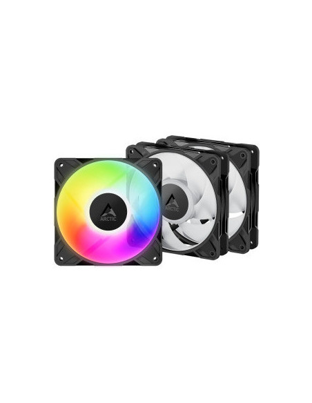 Set 3 ventilatoare Arctic "P12 Pro A-RGB - 3 Pack", 120mm, 600 - 3000 RPM, FDB, 77 cfm, 4-Pin Fan Plug + 4-Pin Socket, lungime c