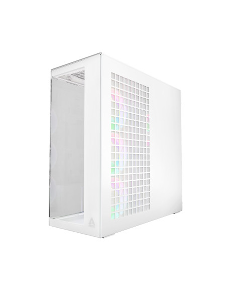 CARCASA Arctic "Xtender Wh", mid tower, max 8xfan, 3xP14 ProR ARGB si 2xP12Pro ARGB instalate, PSU shroud 24 LED ARGB, USB-C x 1