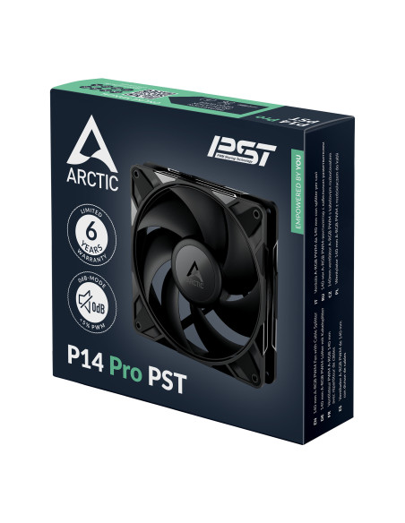 Ventilator Arctic "P14 Pro PST ", 140mm, 600 - 3000 RPM, FDB, 110 cfm, 4-Pin Fan Plug + 4-Pin Socket, lungime cablu 400 mm + 80