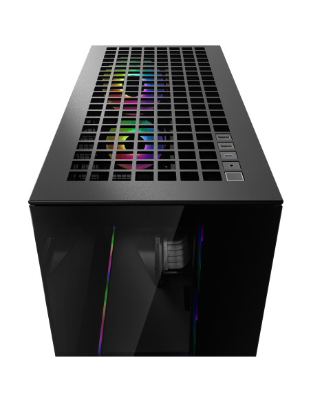 CARCASA Arctic "Xtender VG BK", mid tower, max 8xfan, 3x P14 Pro R A-RGB si 2x P12 Pro A-RGB instalate, shroud 24 LED ARGB, USB-