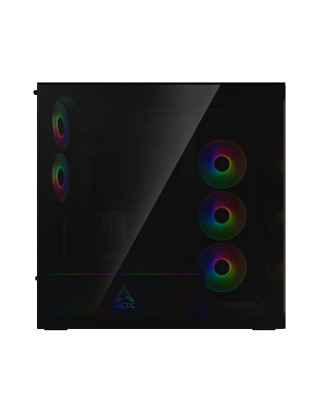 CARCASA Arctic "Xtender VG BK", mid tower, max 8xfan, 3x P14 Pro R A-RGB si 2x P12 Pro A-RGB instalate, shroud 24 LED ARGB, USB-