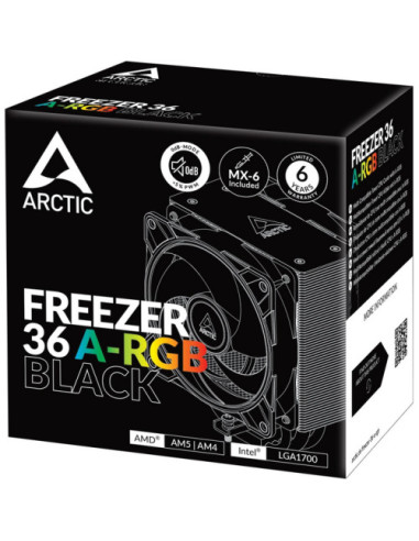 COOLER Arctic "Freezer 36 A-RGB (Black) SI" -...