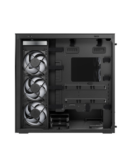 CARCASA Arctic "Xtender Mirror BK", mid tower, max 8xfan, 3xP14 ProR ARGB si 2xP12Pro ARGB instalate, PSU shroud 24 LED ARGB, US