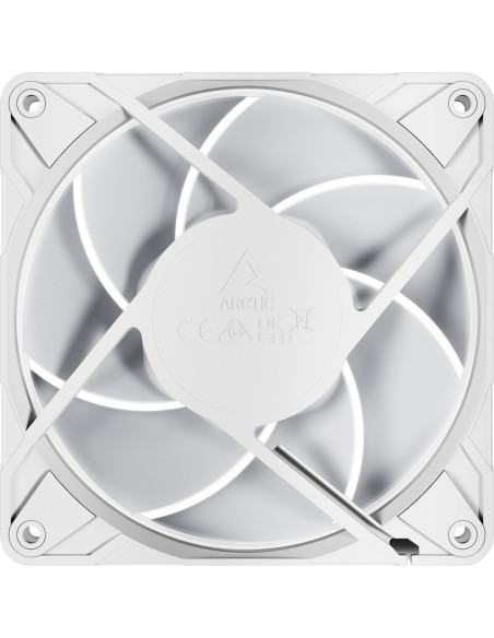 Set 3 ventilatoare Arctic "P12 Pro A-RGB (White) - 3 Pack", 120mm, 600 - 3000 RPM, FDB, 77 cfm, 4-Pin Fan Plug + 4-Pin Socket, l