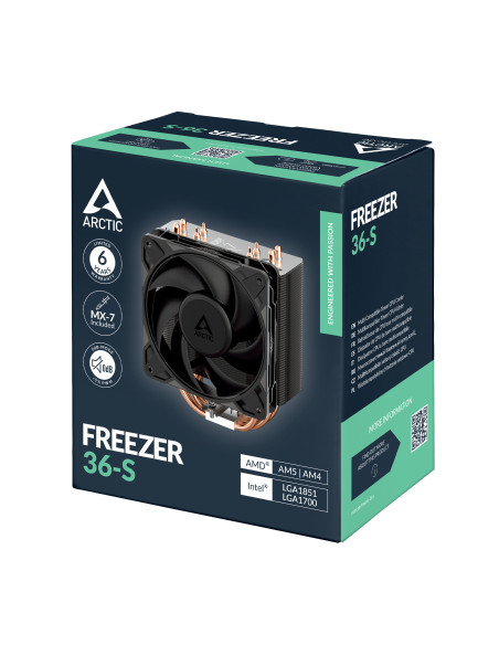 COOLER Arctic "Freezer 36-S" skt. Intel si AMD, racire cu aer, vent. 120mm, 600 - 3000 rpm, 4 heatpipies, inaltime 156mm, ,"ACFR