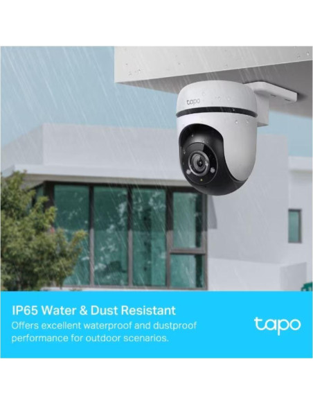 CAMERA IP Exterior TP-LINK , FHD 1920x1080, IP65, dist. IR 30 m, Pan/Tilt, wireless, microfon, carcasa plastic, slot SD card da,