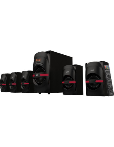 BOXE PC AKAI, 5.1, RMS 5 x 12 W, Bluetooth, cu...