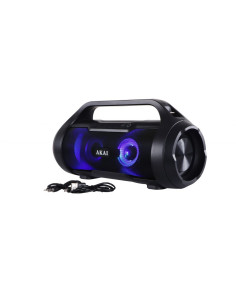 BOXE portabile AKAI, compact 2.0, RMS 15W, Bluetooth,...