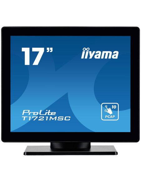 Monitor LED Touchscreen Iiyama ProLite T1721MSC-B2, 17inch, 1280x1024, 5ms, Black "T1721MSC-B2"