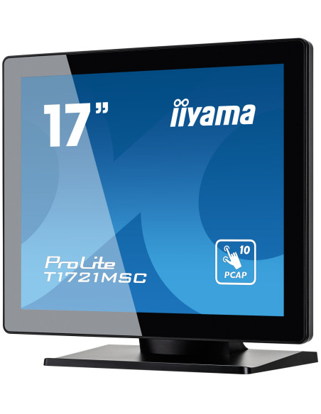Monitor LED Touchscreen Iiyama ProLite T1721MSC-B2, 17inch, 1280x1024, 5ms, Black "T1721MSC-B2"