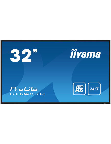 IIYAMA LFD LH3241S-B2 32" Full HD professional large format display with USB media playback 350 cd/m2 1200:1 8ms 24/7 landscape,