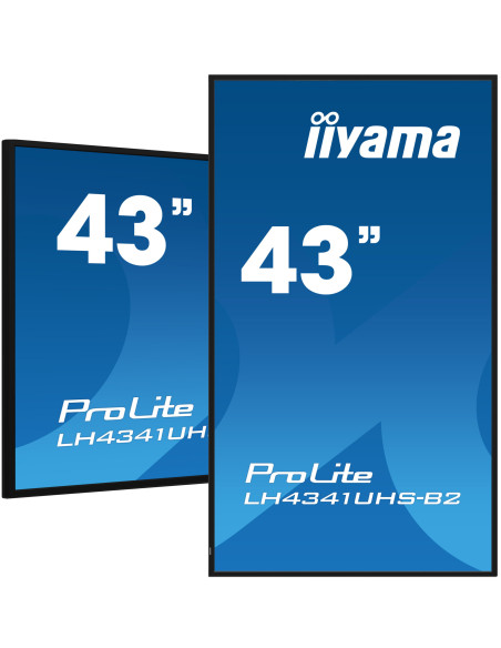 Monitor LED ProLite LH4341UHS-B2 43" IPS LED, 4K, 24/7 Digital Signage, 1xVGA, 3xHDMI "LH4341UHS-B2"