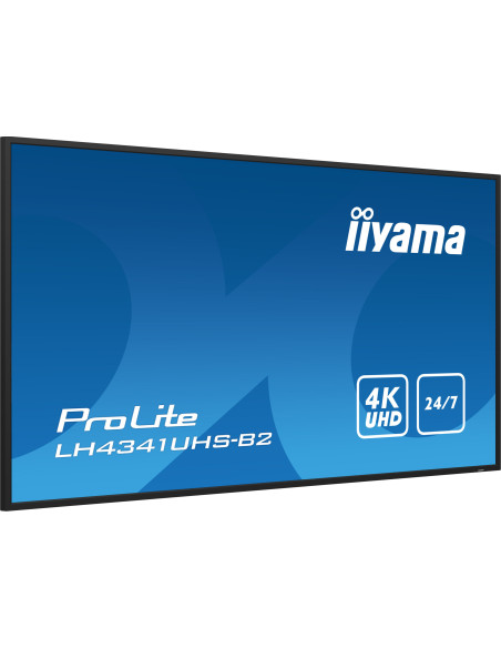 Monitor LED ProLite LH4341UHS-B2 43" IPS LED, 4K, 24/7 Digital Signage, 1xVGA, 3xHDMI "LH4341UHS-B2"