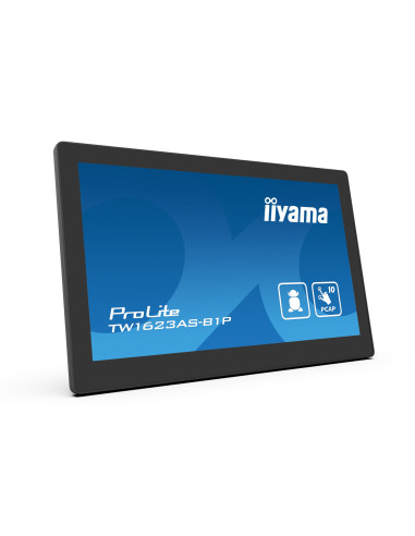 IIYAMA Monitor Android 24/7 TW1623AS-B1P 15.6"...