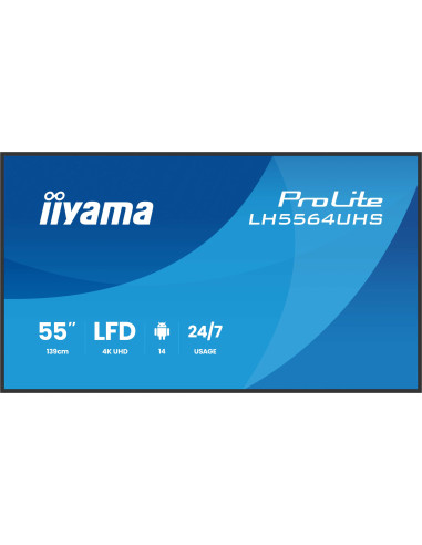 IIYAMA LFD LH5564UHS-B1AG 4K VA 55" 500cd...