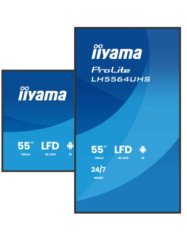 IIYAMA LFD LH5564UHS-B1AG 4K VA 55" 500cd...