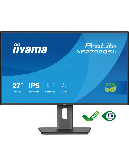 Iiyama ProLite XB2792QSU-B1 LED monitor 27" 1920x1080 Full HD (1080p) 120 Hz IPS 350 cd 1500, 3 ms HDMI DP speakers black "XB279