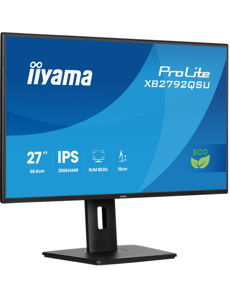 Iiyama ProLite XB2792QSU-B1 LED monitor 27" 1920x1080 Full HD (1080p) 120 Hz IPS 350 cd 1500, 3 ms HDMI DP speakers black "XB279