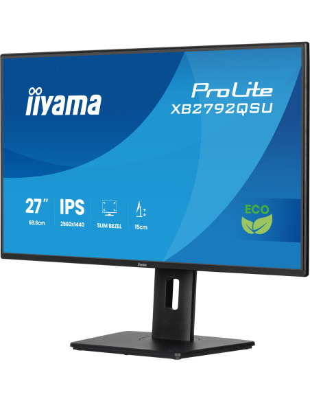 Iiyama ProLite XB2792QSU-B1 LED monitor 27" 1920x1080 Full HD (1080p) 120 Hz IPS 350 cd 1500, 3 ms HDMI DP speakers black "XB279