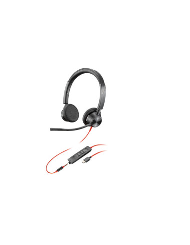 Casti audio HP Poly BW 3325 USB-C HS +3.5mmP...