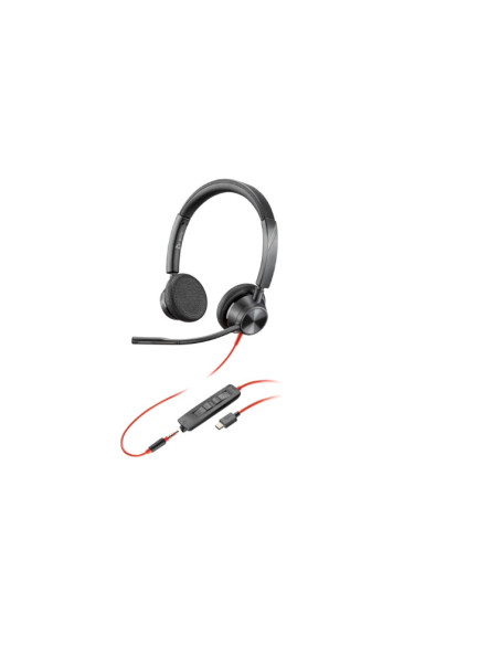 Casti audio HP Poly BW 3325 USB-C HS +3.5mmP +USB-C/A