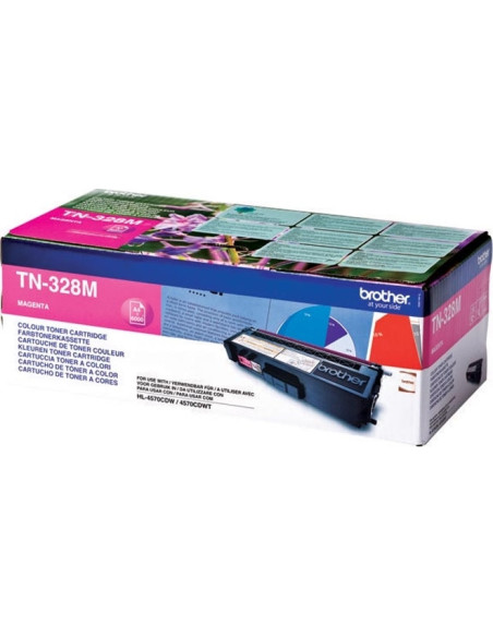 Toner Original Brother Magenta, TN328M, pentru HL-4570 MFC-9970 9270, 6K,"TN328M"