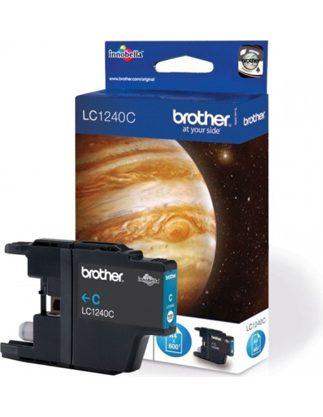 Cartus Cerneala Original Brother Cyan, LC1240C, pentru DCP-J525W J725 J925 MFC-J430 J625 J5910 J6510 J6910, 600, , "LC1240C"
