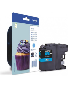 Cartus Cerneala Original Brother Cyan, LC123C, pentru...