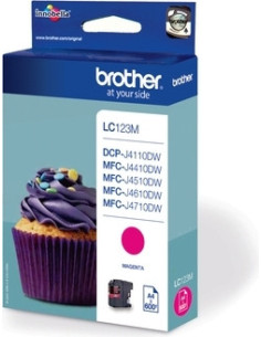 Cartus Cerneala Original Brother Magenta, LC123M, pentru...